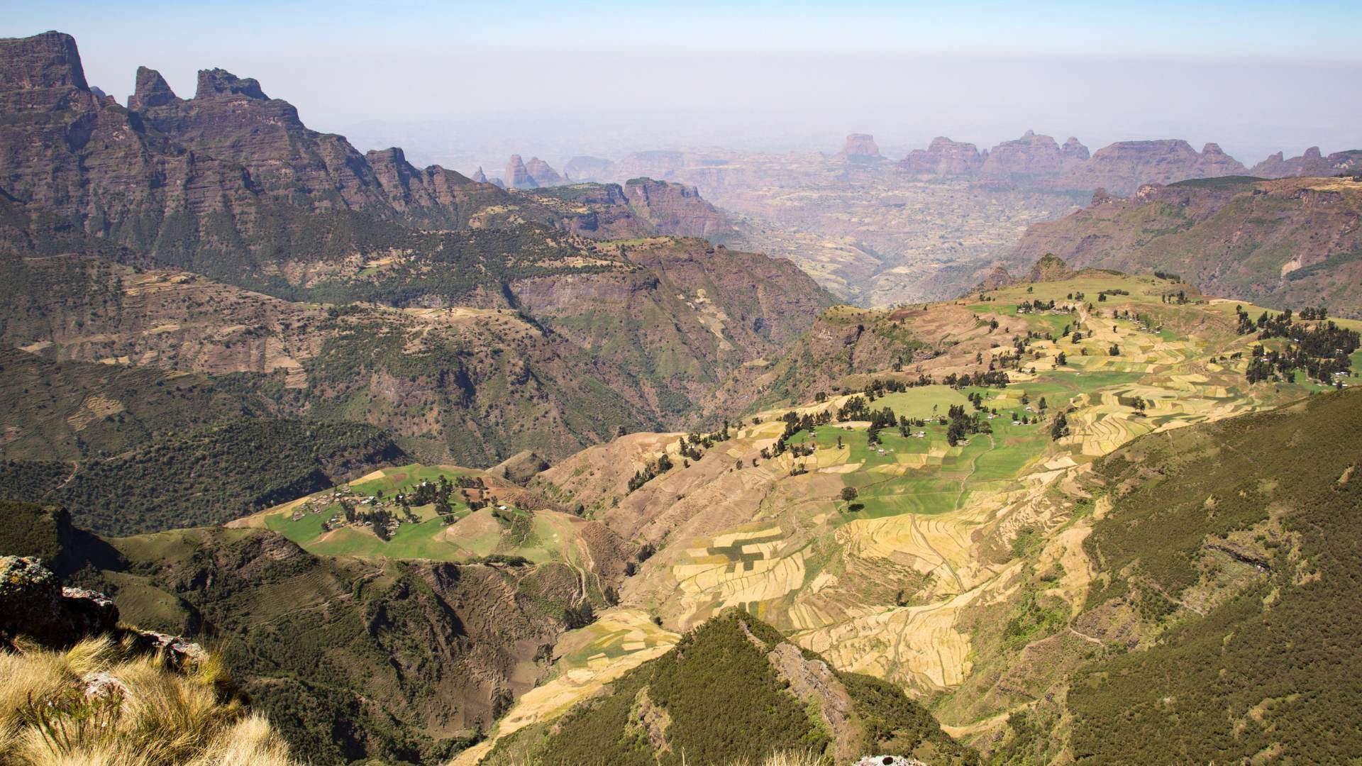 View of Rasdashen Ethiopia's Highest Mountain